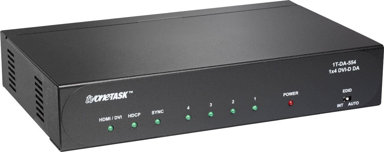 TVone DVI Distribution Amplifier 4 Way TVone DVI Distribution Amplifier 4 Way